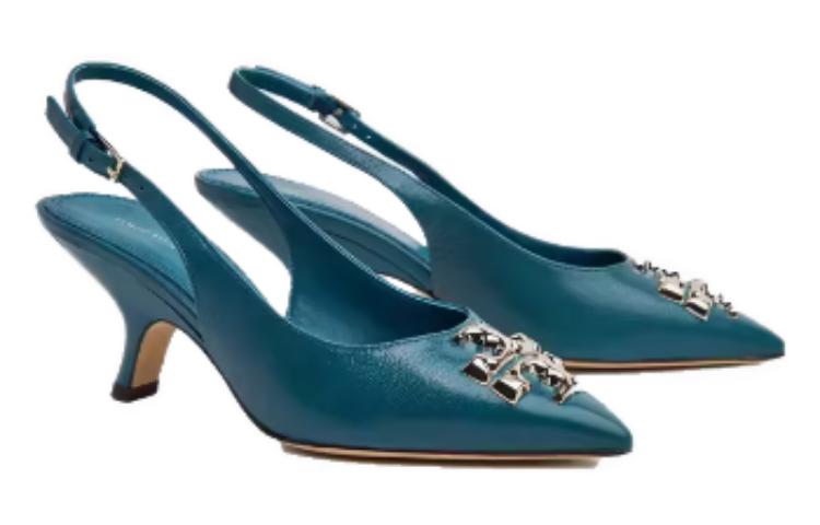 Lookbook (W) 토리버치 블루 포인티드 버클 스틸레토 149605-499