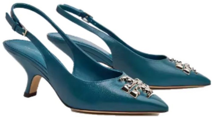 (W) TORY BURCH Hujung Tajam Buckle Stiletto 'Biru' 149605-499 Lookbook (W) TORY BURCH Hujung Tajam Buckle Stiletto 'Biru' 149605-499