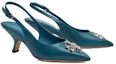 Lookbook (W) TORY BURCH Hujung Tajam Buckle Stiletto 'Biru' 149605-499