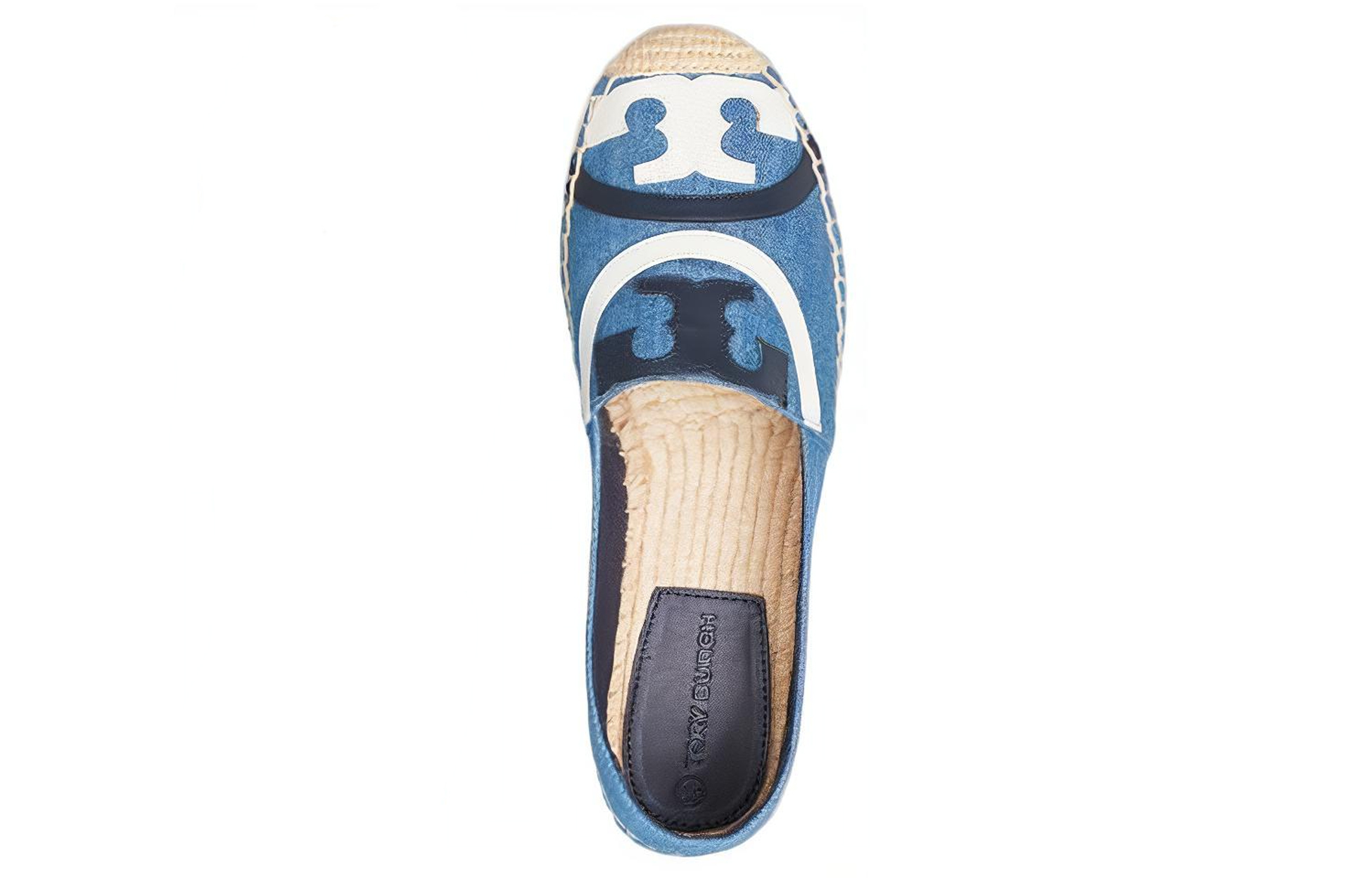 (W) TORY BURCH Poppy Logo Espadrille 'Blue' 圖 3