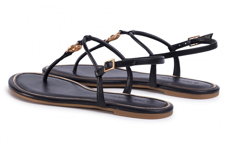 (W) TORY BURCH Ring-Toe Sandal 'Black' 圖 3