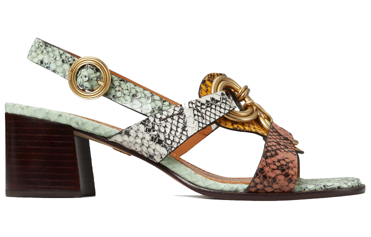 Order (Women) TORY BURCH Ring Leather High Heel 'Taupe' 83527-250