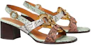 Lookbook (Women) TORY BURCH Ring Leather High Heel 'Taupe' 83527-250