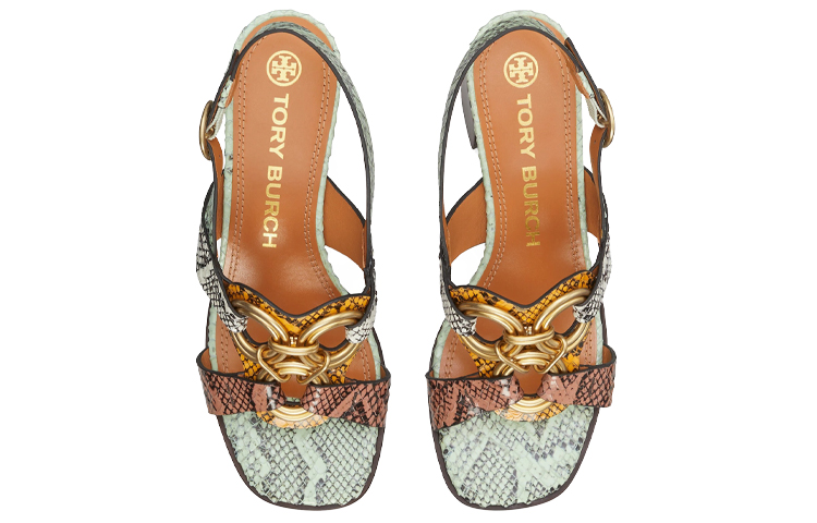 Shop (Women) TORY BURCH Ring Leather High Heel 'Taupe' 83527-250