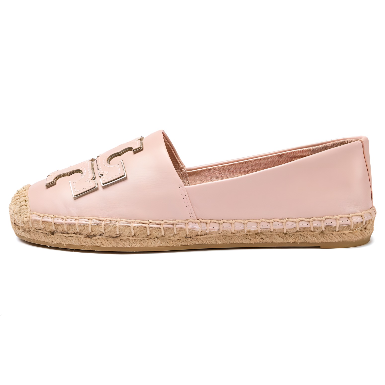 (W) TORY BURCH Round Toe Sheepskin 'Purple Fisherman's Slip-On'