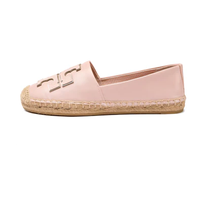 (W) TORY BURCH Round Toe Sheepskin 'Purple Fisherman's Slip-On'