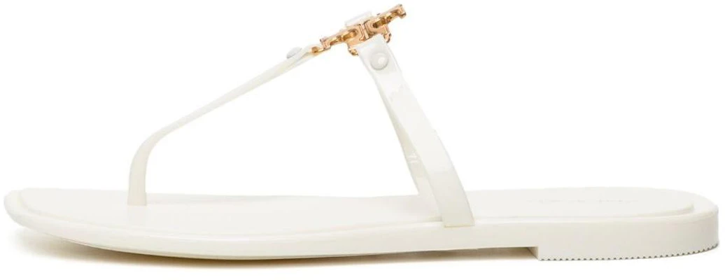 (W) TORY BURCH Sandalias Blancas Roxane Tipo Chanclas Mujer 137704-102 Buy (W) TORY BURCH Sandalias Blancas Roxane Tipo Chanclas Mujer 137704-102