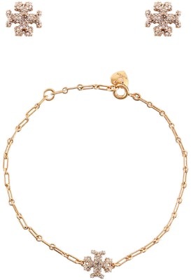 (Women) Tory Burch Roxanne Chain Bracelet and Earrings Set Women’s Gold. 87055-700 Order (Women) Tory Burch Roxanne Chain Bracelet and Earrings Set Women’s Gold. 87055-700