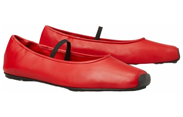 (W) TORY BURCH Runway 'Red Ballet Flat' 圖 2