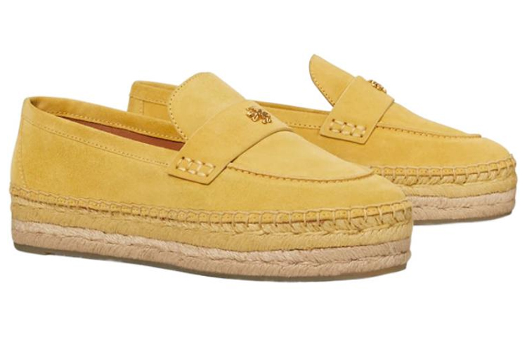 (W) TORY BURCH Seaside Loafer 'Yellow Velvet' 圖 2