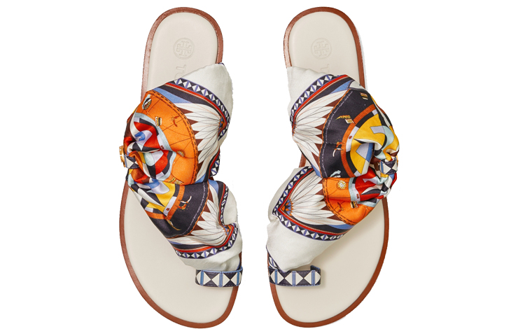 (W) TORY BURCH Selby 'Ivory Scarf Print' 圖 4