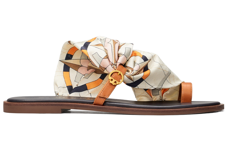 (W) TORY BURCH Selby 'Scarf Print Camel' 圖 2