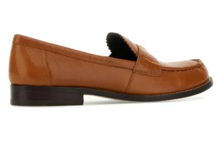(W) TORY BURCH Sheepskin Slip-On Loafer 'Brown' 圖 5