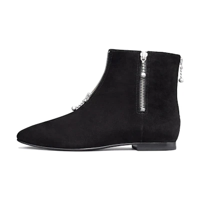 (W) TORY BURCH Short Boot 'Black Fashion Zip'