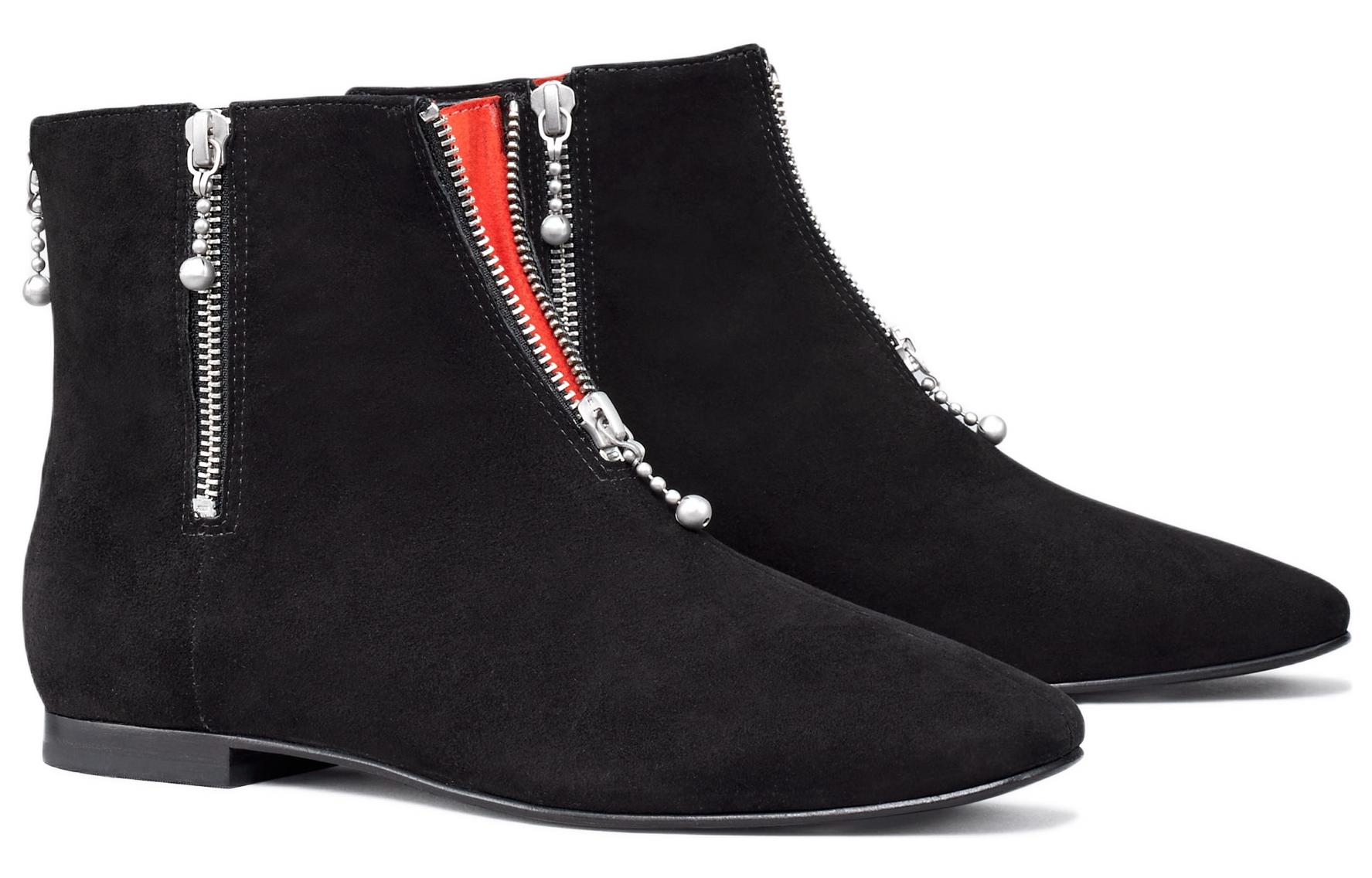 (W) TORY BURCH Short Boot 'Black Fashion Zip' 圖 2