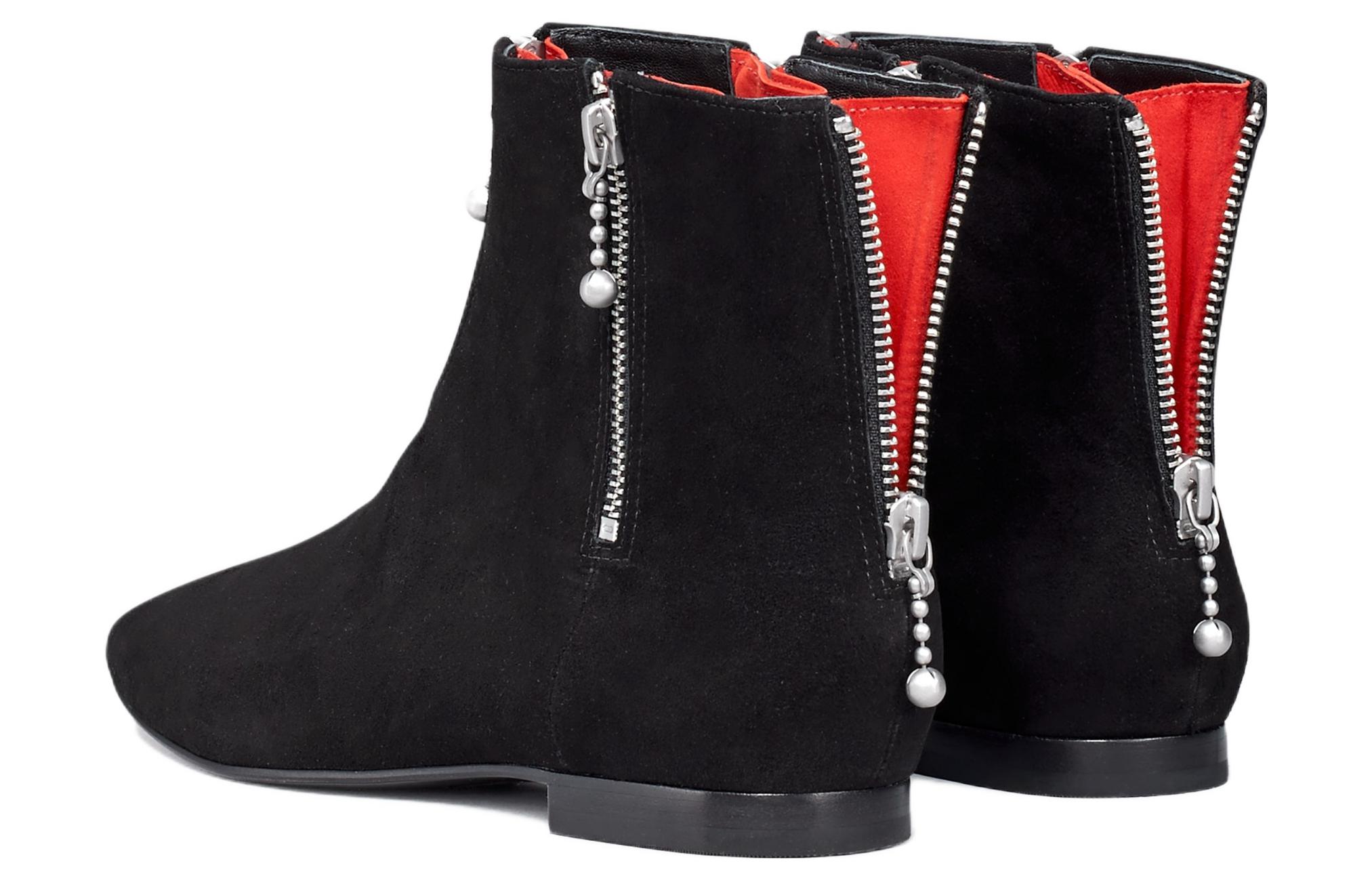 (W) TORY BURCH Short Boot 'Black Fashion Zip' 圖 3