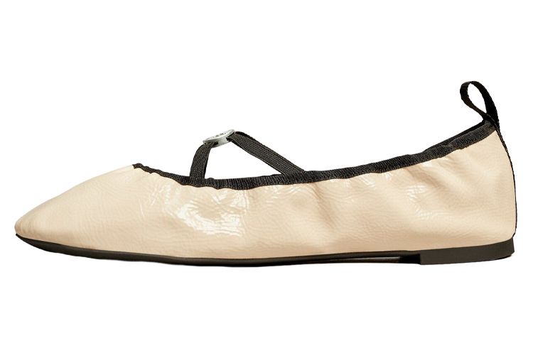 Buy TORY BURCH 湯麗柏琦  Soft 時尚皮革平底鞋 女款 白色
