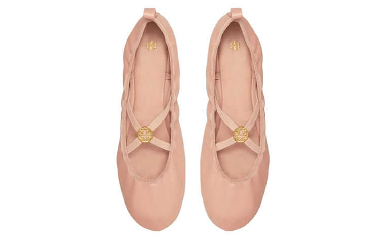 (W) TORY BURCH Soft Leather Flat 'Pink' 圖 3