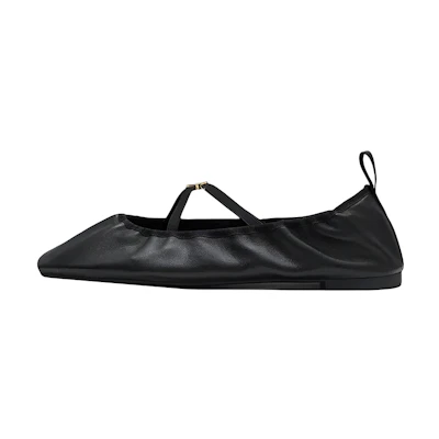 (W) TORY BURCH Soft Scrunch 'Black'