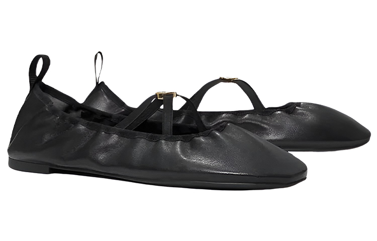 (W) TORY BURCH Soft Scrunch 'Black' 圖 2