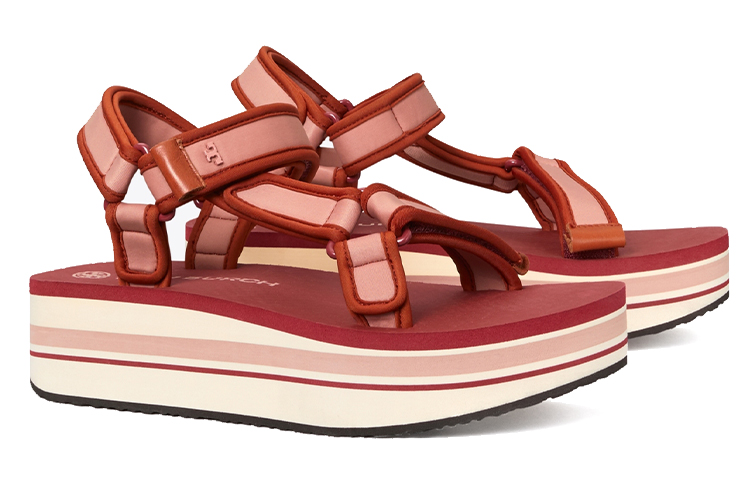 (W) TORY BURCH Sport Chic Sandal 'Logan Berry Red' 圖 3