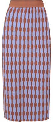 (W) Tory Burch SS22 幾何印花彈性中長裙 藍色 女士休閒裙 135486-418 Order (W) Tory Burch SS22 幾何印花彈性中長裙 藍色 女士休閒裙 135486-418