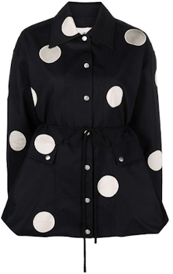 (Women) Tory Burch SS22 Polka Dot Single-Breasted Jacket Black 88698-001 Order (Women) Tory Burch SS22 Polka Dot Single-Breasted Jacket Black 88698-001