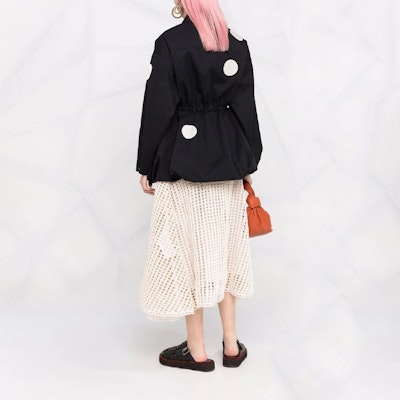 (Women) Tory Burch SS22 Polka Dot Single-Breasted Jacket Black 88698-001 Shop (Women) Tory Burch SS22 Polka Dot Single-Breasted Jacket Black 88698-001