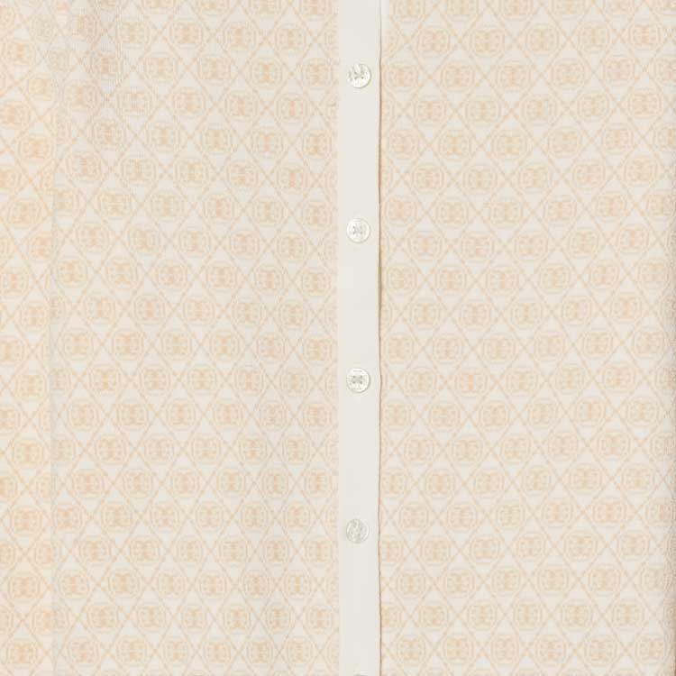 Details for (W) Tory Burch SS23 象牙白提花針織開襟毛衣外套. 151712-220