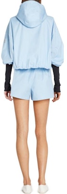 (Women) TORY BURCH SS23 Ice Blue Solid Elastic Waist Casual Shorts 148172-491 Purchase (Women) TORY BURCH SS23 Ice Blue Solid Elastic Waist Casual Shorts 148172-491