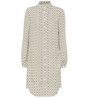 (Women) Tory Burch SS23 Patterned Button-Up Long Sleeve Dress Women’s Grey 75266-802 (Women) Tory Burch SS23 Patterned Button-Up Long Sleeve Dress Women’s Grey 75266-802