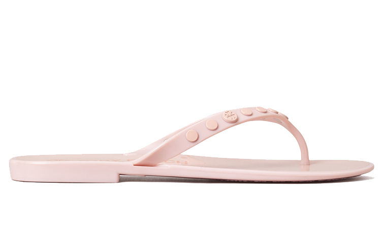 Order (W) TORY BURCH Sandalias Rosas de Goma con Tachuelas Casual. 76555-650