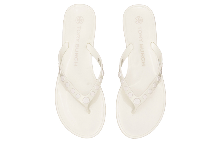 (W) TORY BURCH Studded Jelly Flip-Flop 'White CMFT' 圖 4