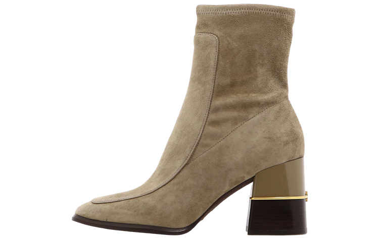 (W) TORY BURCH Suede Ankle Boots 'Brown'