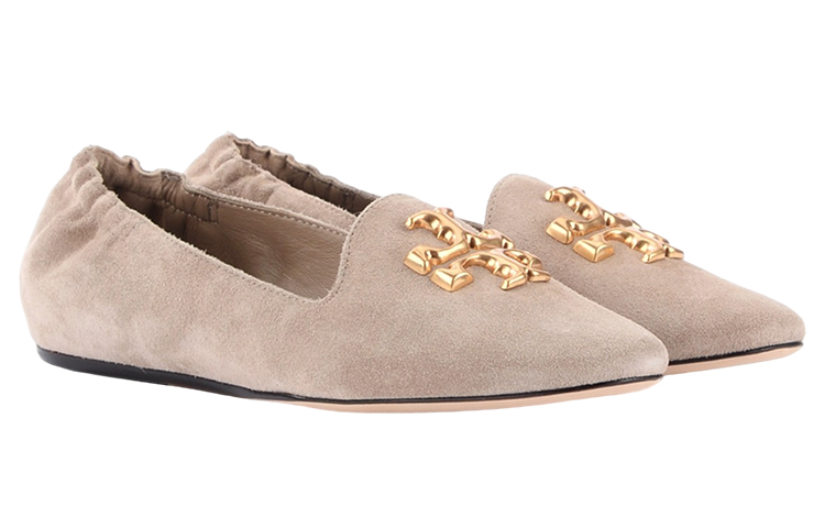 (W) TORY BURCH Suede Flats 'Taupe Grey' 圖 3