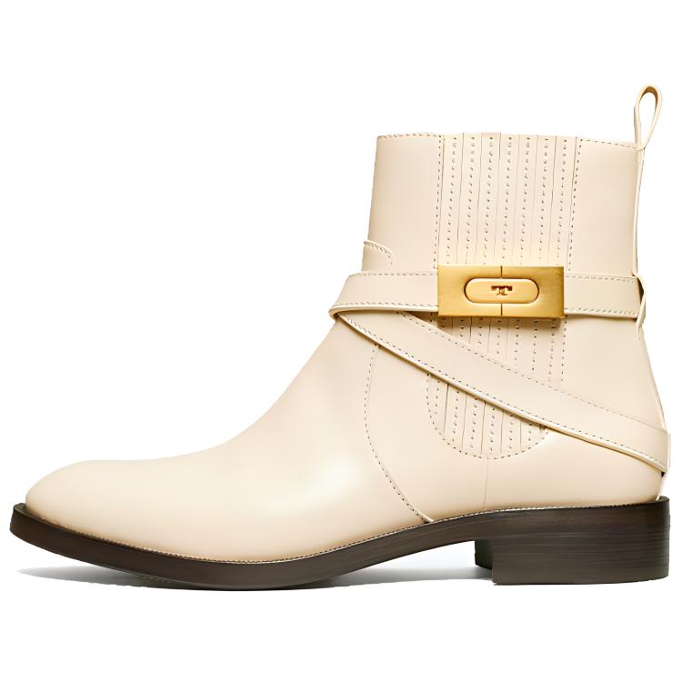 (W) TORY BURCH T-Hardware Bootie 'Beige'