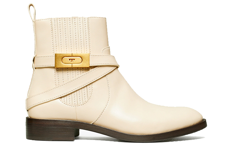 (W) TORY BURCH T-Hardware Bootie 'Beige' 圖 2