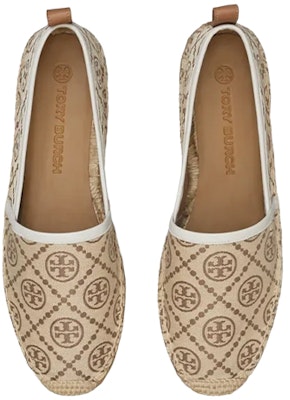 (W) TORY BURCH T Monogram 'Ivory Woven' Tenunan Gading 90600-960 Lookbook (W) TORY BURCH T Monogram 'Ivory Woven' Tenunan Gading 90600-960