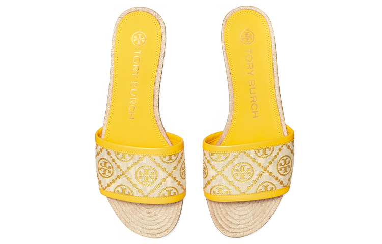 (W) TORY BURCH T Monogram 'Open-Toe Fisherman Sandal Goldfinch' 圖 3
