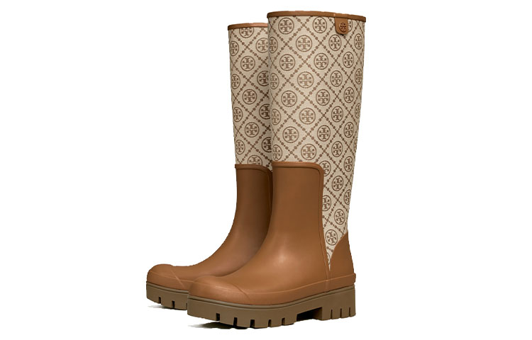 (W) TORY BURCH T Monogram High-Top 'Camel' 圖 3