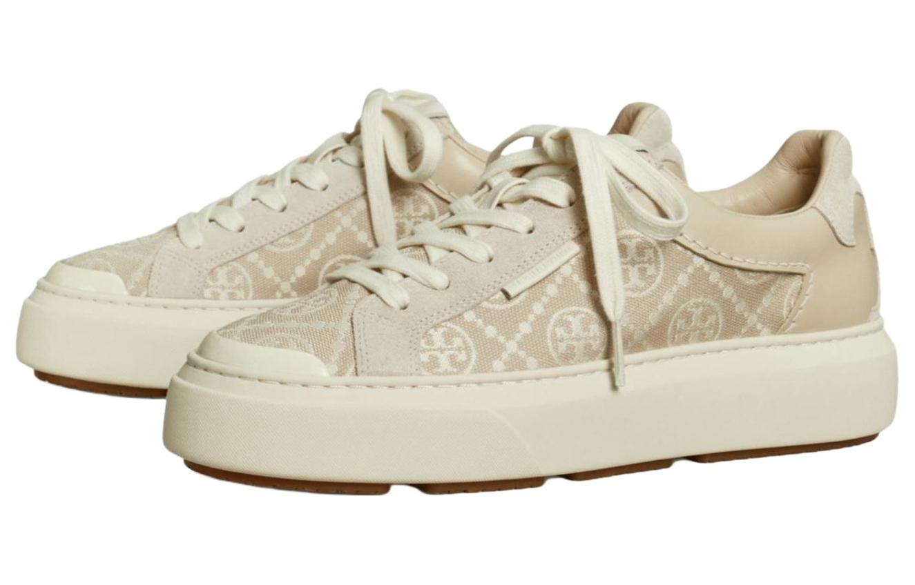 Lookbook (W) TORY BURCH T Monogram Lieveheersbeestje Cream Calcare ''Beige'' 152845-101
