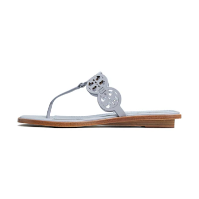 (W) TORY BURCH Tiny Miller Thong 'Cloud Blue'