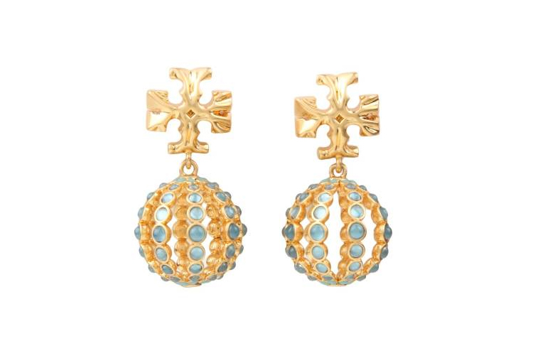 (Women) Tory Burch Trendy Hollow Out Earrings for Women - Gold 143737-400