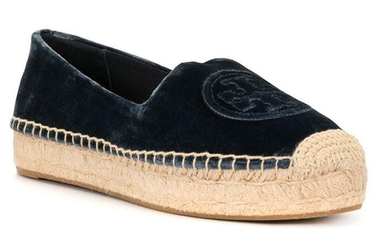 Order (W) TORY BURCH Kasut Espadrille Baldu 'Biru' 582384-60