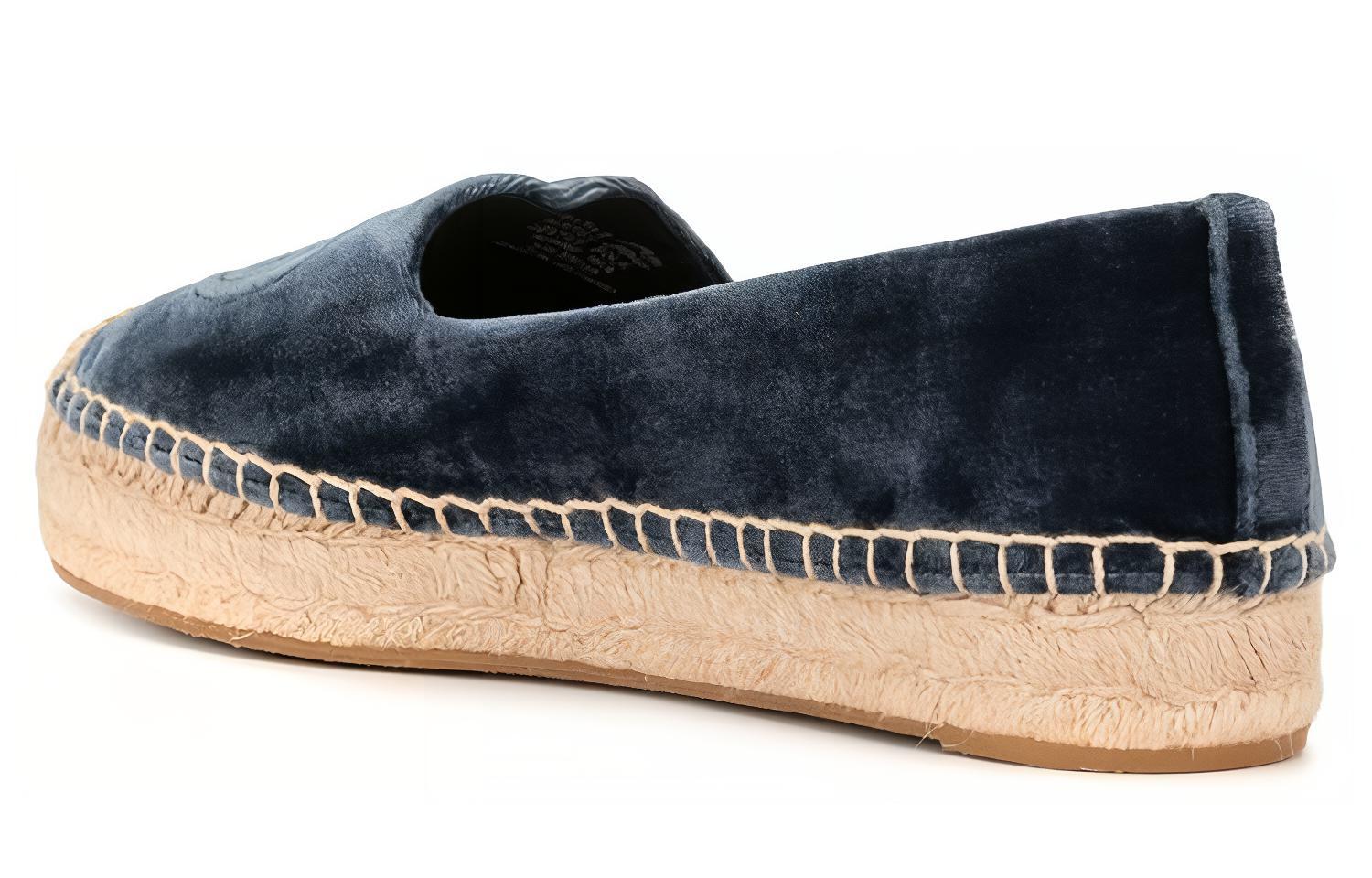 Shop (W) TORY BURCH Kasut Espadrille Baldu 'Biru' 582384-60