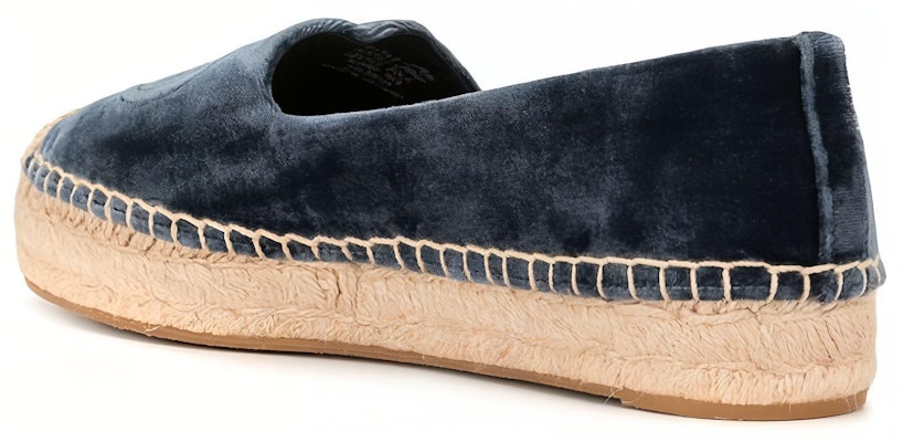 (Women) TORY BURCH Velvet Espadrille Flats 'Blue' 582384-60 Shop (Women) TORY BURCH Velvet Espadrille Flats 'Blue' 582384-60