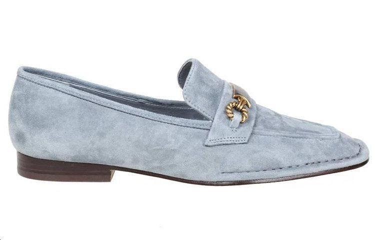 (W) TORY BURCH Velvet Loafers 'Light Blue' 圖 2
