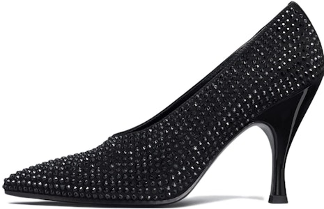 TORY BURCH 絨面 套腳 細跟 高跟鞋 女款 黑色 Buy TORY BURCH 絨面 套腳 細跟 高跟鞋 女款 黑色