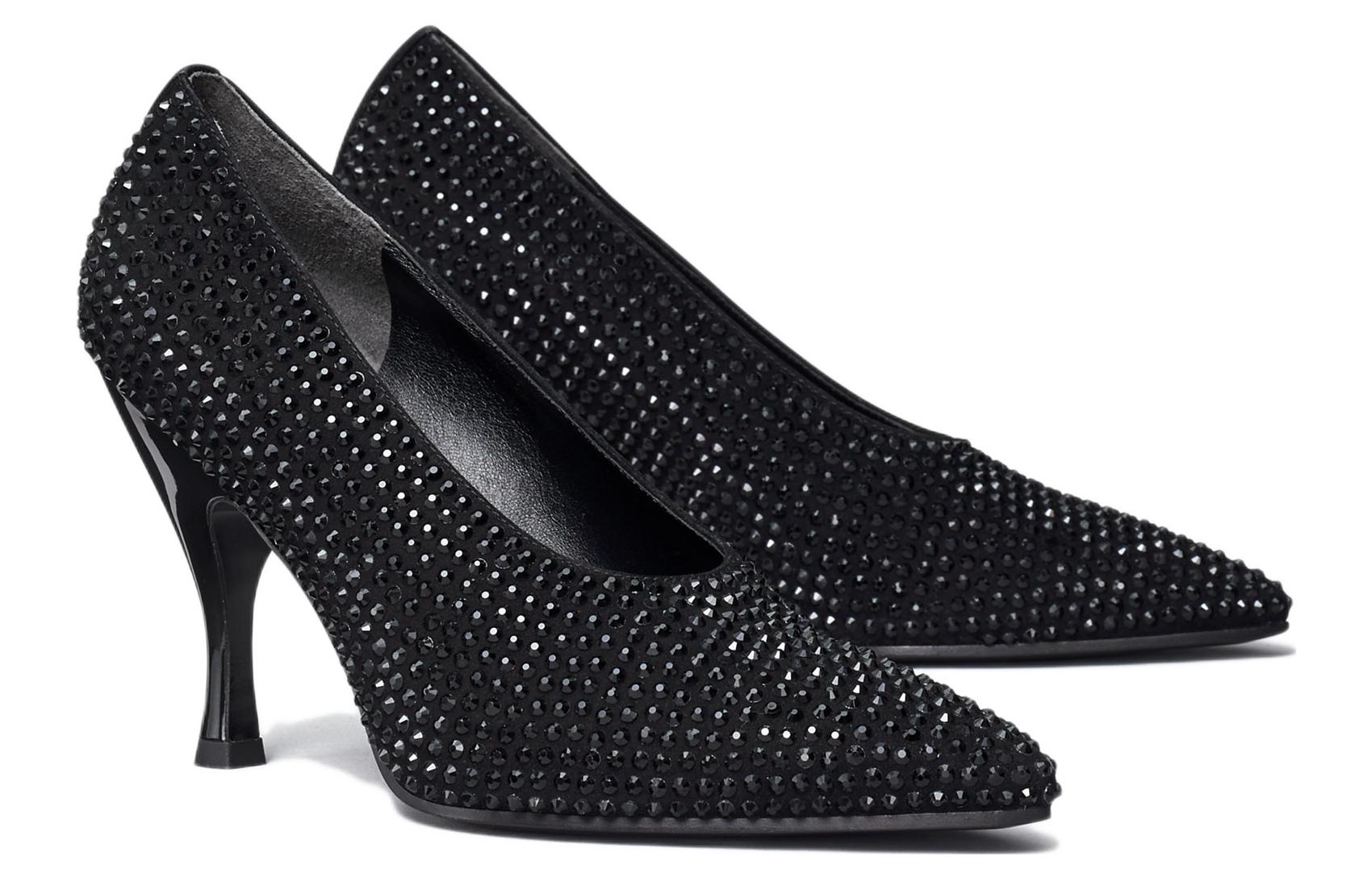 Order (W) 토리버치 벨벳 슬립온 스틸레토 (블랙) 143642-003