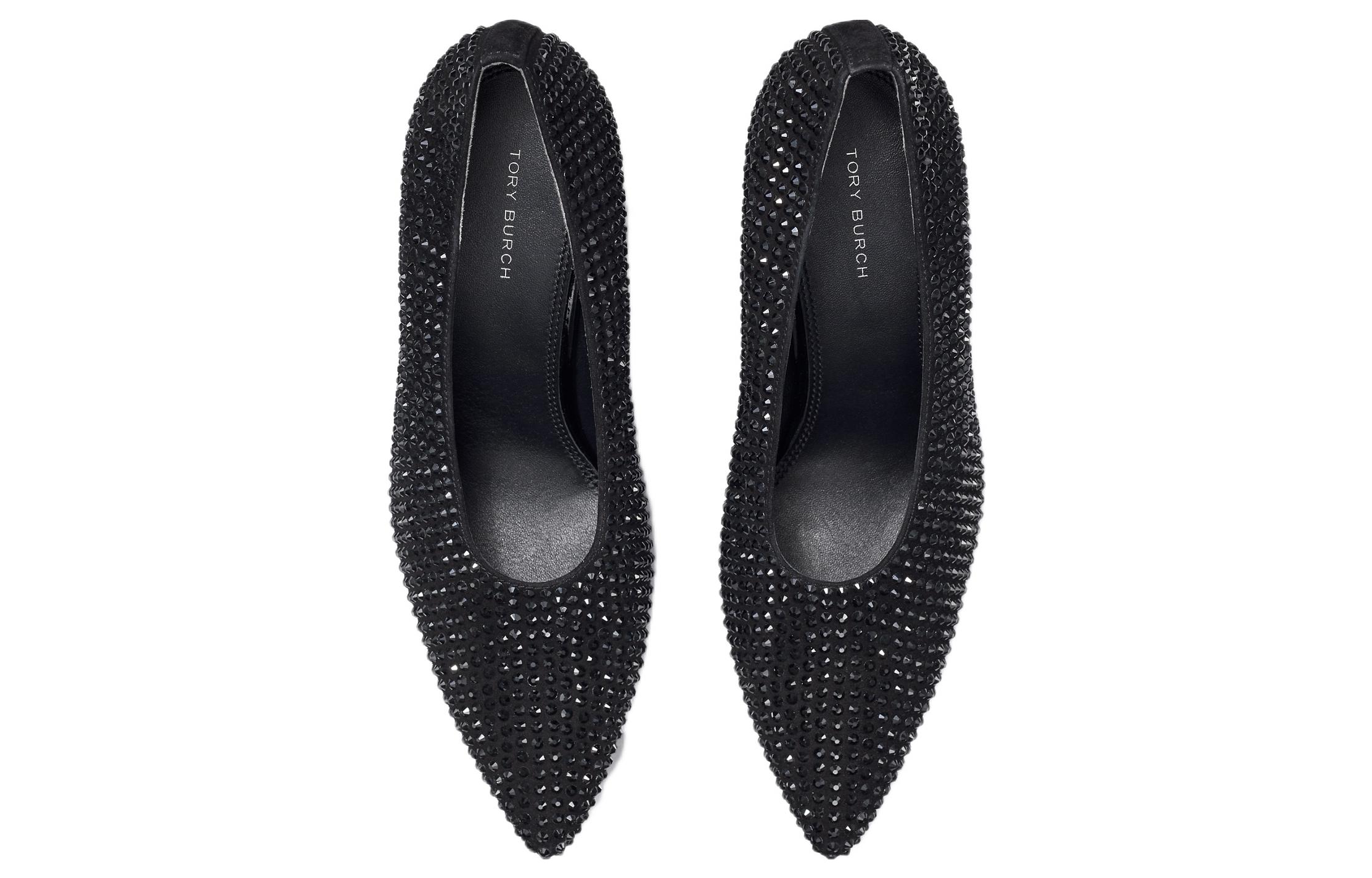 Lookbook (W) 토리버치 벨벳 슬립온 스틸레토 (블랙) 143642-003